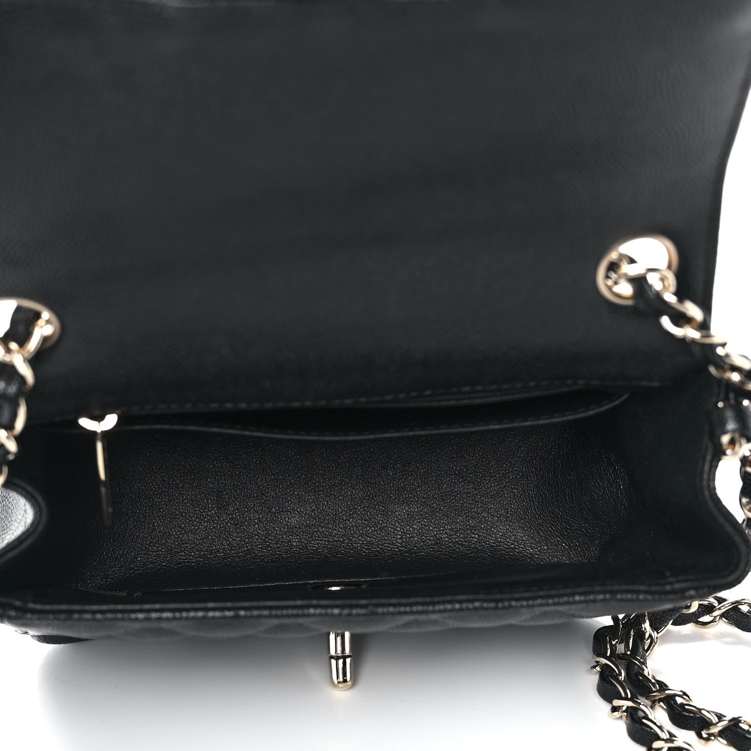 Chanel Caviar Quilted Mini Square Flap Black 5 of 13