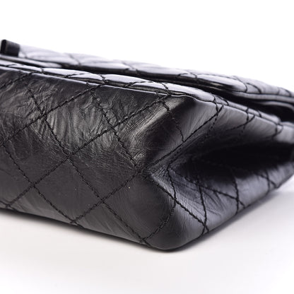 Chanel Aged Calfskin Quilted 2.55 Reissue 226 Flap So Black 6 of 10