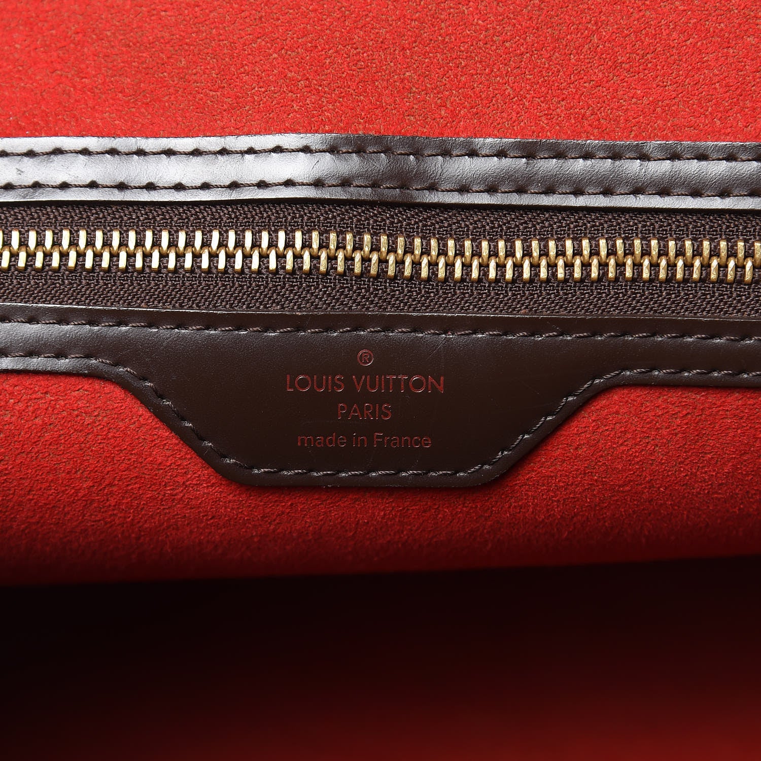 Louis Vuitton Damier Ebene Bergamo MM 6 of 14