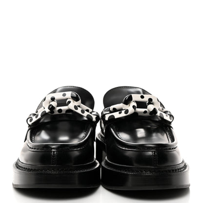 Louis Vuitton x Yayoi Kusama Academy Leather Loafers 39 Black 2 of 9