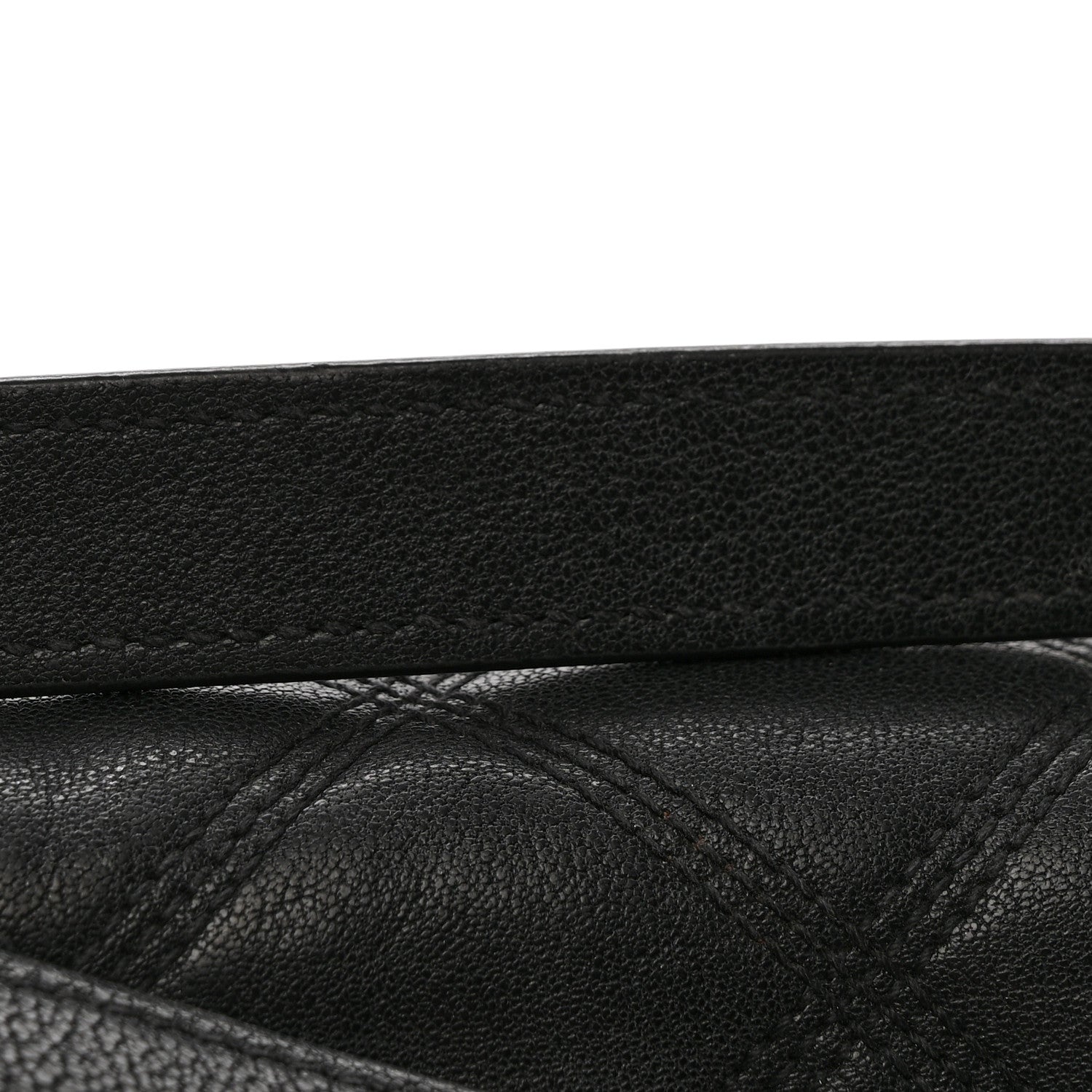 Saint Laurent Lambskin Quilted Small Becky Chain Bag Black 12 of 15