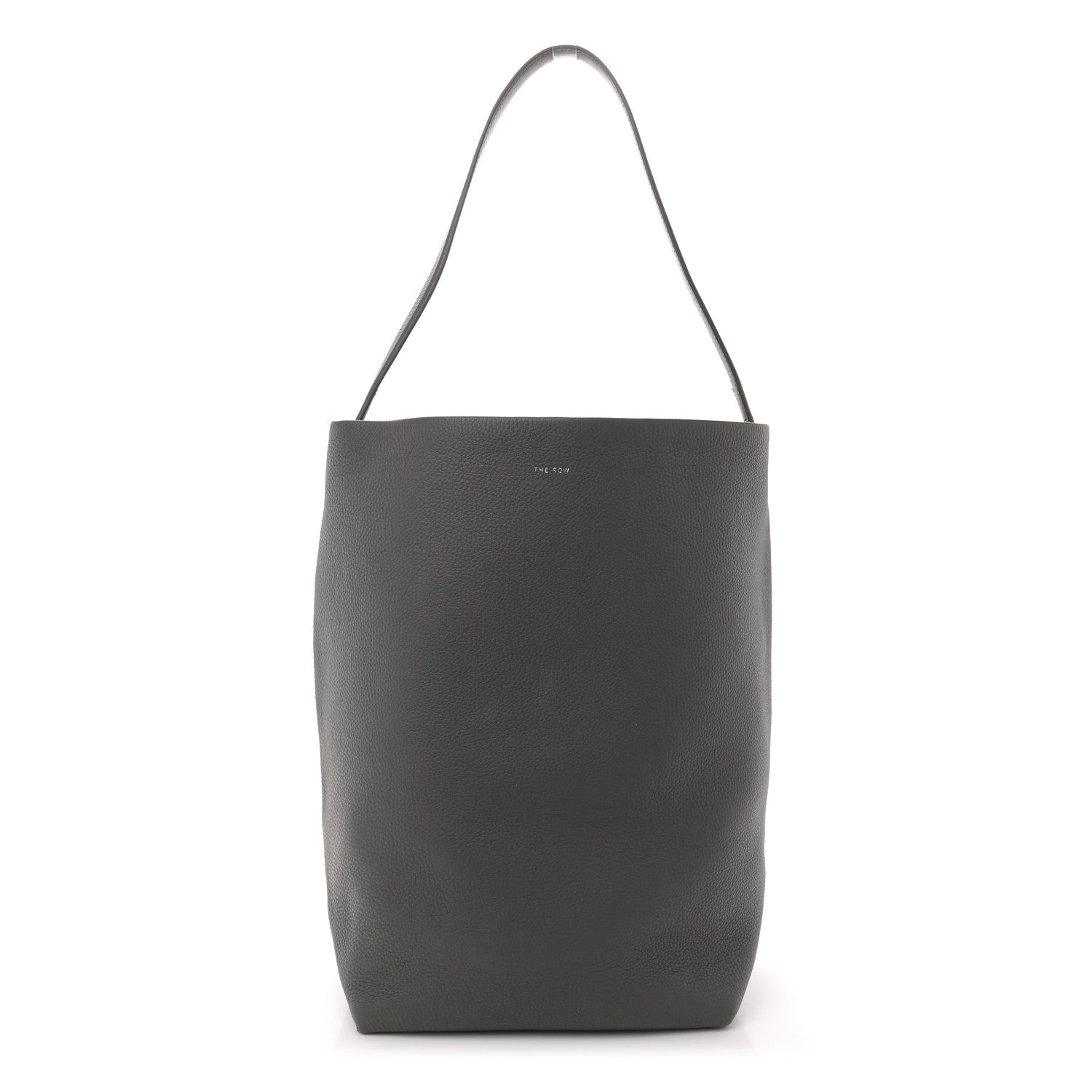 The Row Grained Calfskin Large N/S Park Tote Elephant 1 of 10