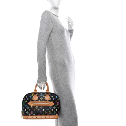 Louis Vuitton LOUIS VUITTON Monogram Multicolor Alma Black 2 of 14