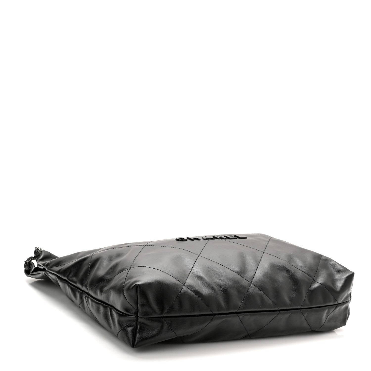 Chanel Shiny Calfskin Quilted Chanel 22 So Black 5 of 11