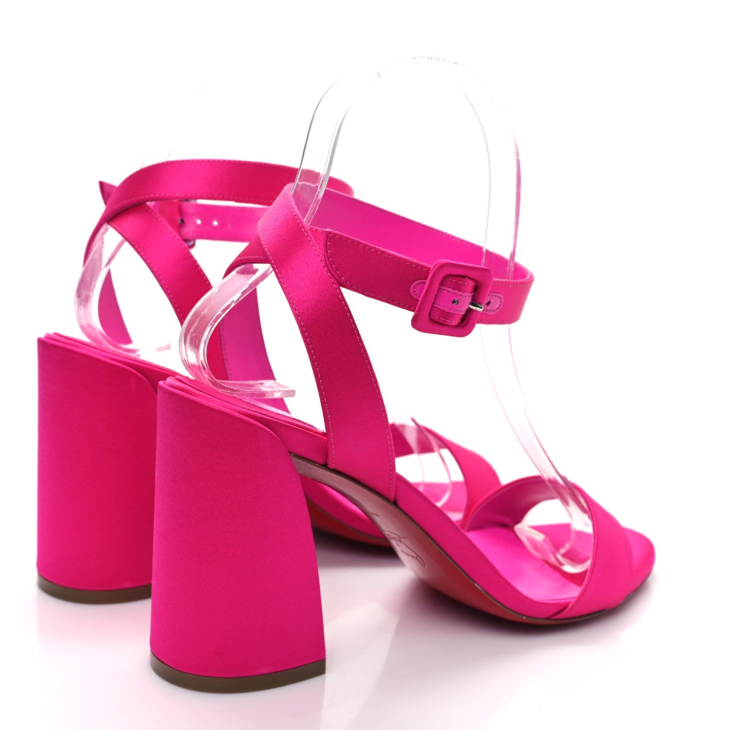 Christian Louboutin Satin Miss Sabina 85 Sandals 37 Bolerose 4 of 7