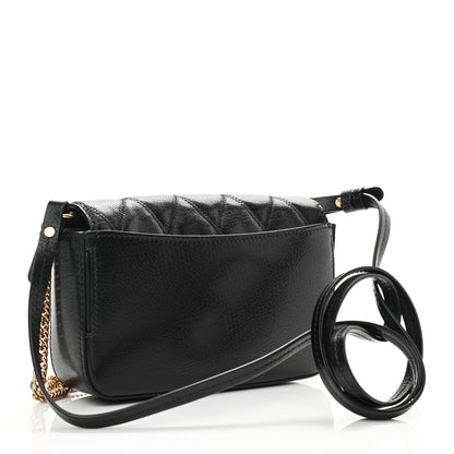 Givenchy Goatskin Quilted GV3 Mini Pocket Convertible Bag Black 3 of 9