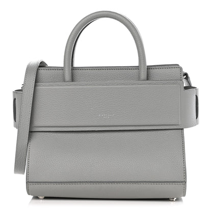 Givenchy Grained Calfskin Mini Horizon Satchel Pearl Grey 1 of 9