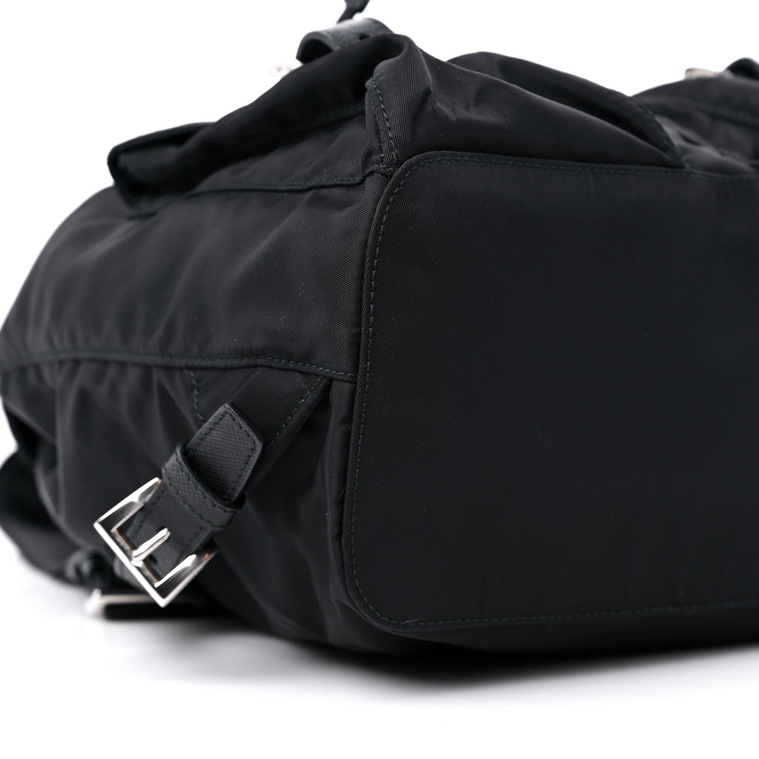 Prada Tessuto Nylon Saffiano Small Backpack Black 7 of 8