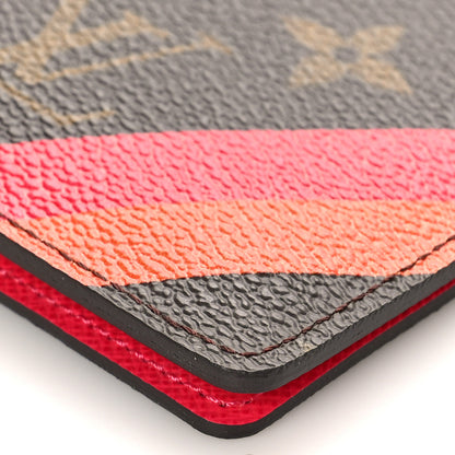 Louis Vuitton Monogram My LV Heritage Passport Cover Fuchsia Orange 8 of 8