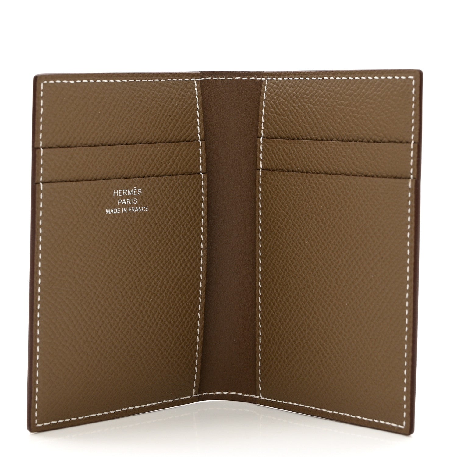 Hermes Epsom MC2 Euclide Card Holder Case Etoupe 5 of 6