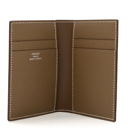 Hermes Epsom MC2 Euclide Card Holder Case Etoupe 5 of 6
