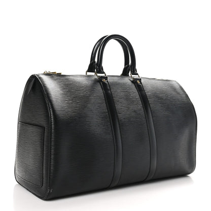 Louis Vuitton Epi Keepall 45 Black 2 of 9