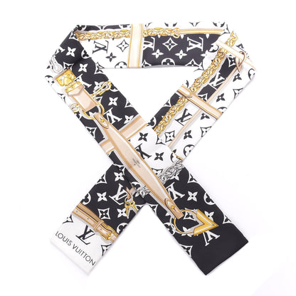 Louis Vuitton Silk Monogram Confidential Bandeau Black 1 of 4