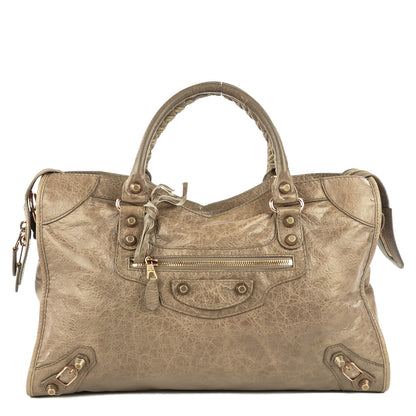 Balenciaga Agneau Giant 12 Rose Gold Hardware City Gris Poivre 1 of 13
