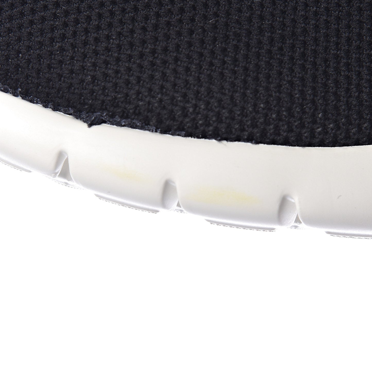 Stretch Fabric LV Black Heart Sock Sneaker 38 Black