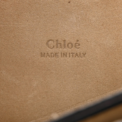 Chloe Calfskin Suede Medium Faye Shoulder Bag Sepia Red 6 of 10
