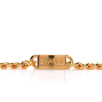 Chanel Metal Chain CC Medallion Belt Gold 3 of 5