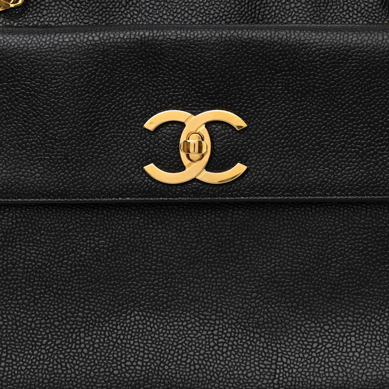 Chanel Caviar Flap Shoulder Bag Black 10 of 13