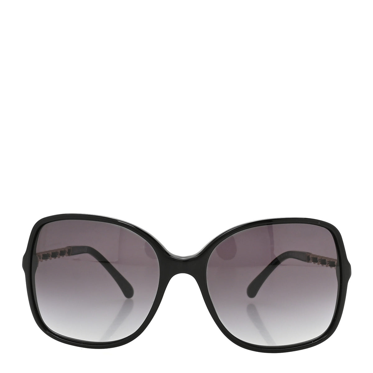 Chanel Lambskin Square Chain Sunglasses 5210-Q Black 2 of 8