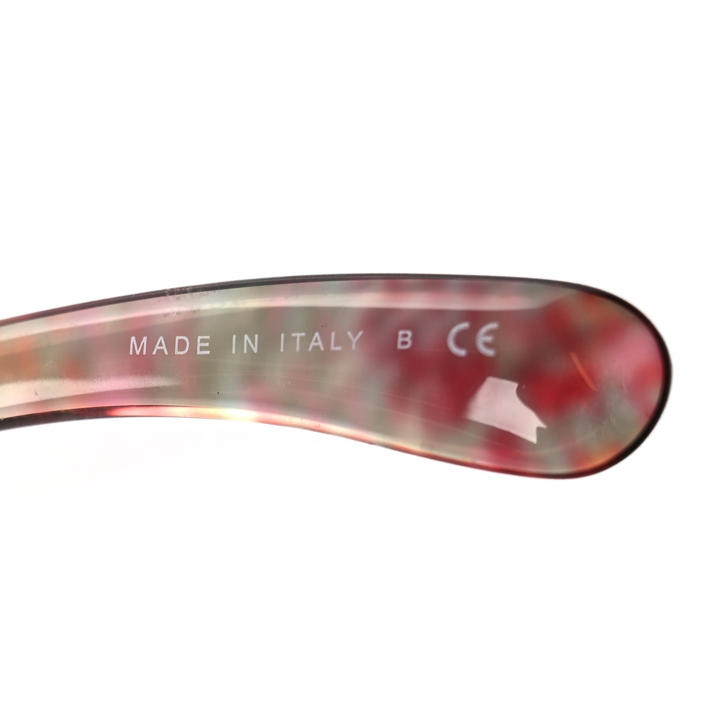 Acetate Multicolor Tweed CC Sunglasses 5220 Pink