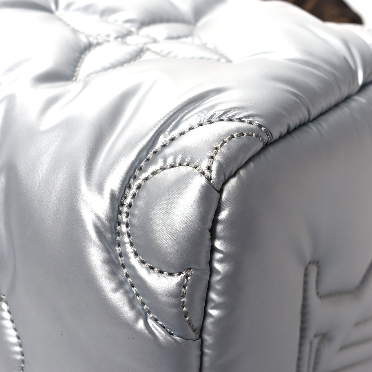 Econyl Mini Monogram Pillow Speedy Bandouliere 25 Silver