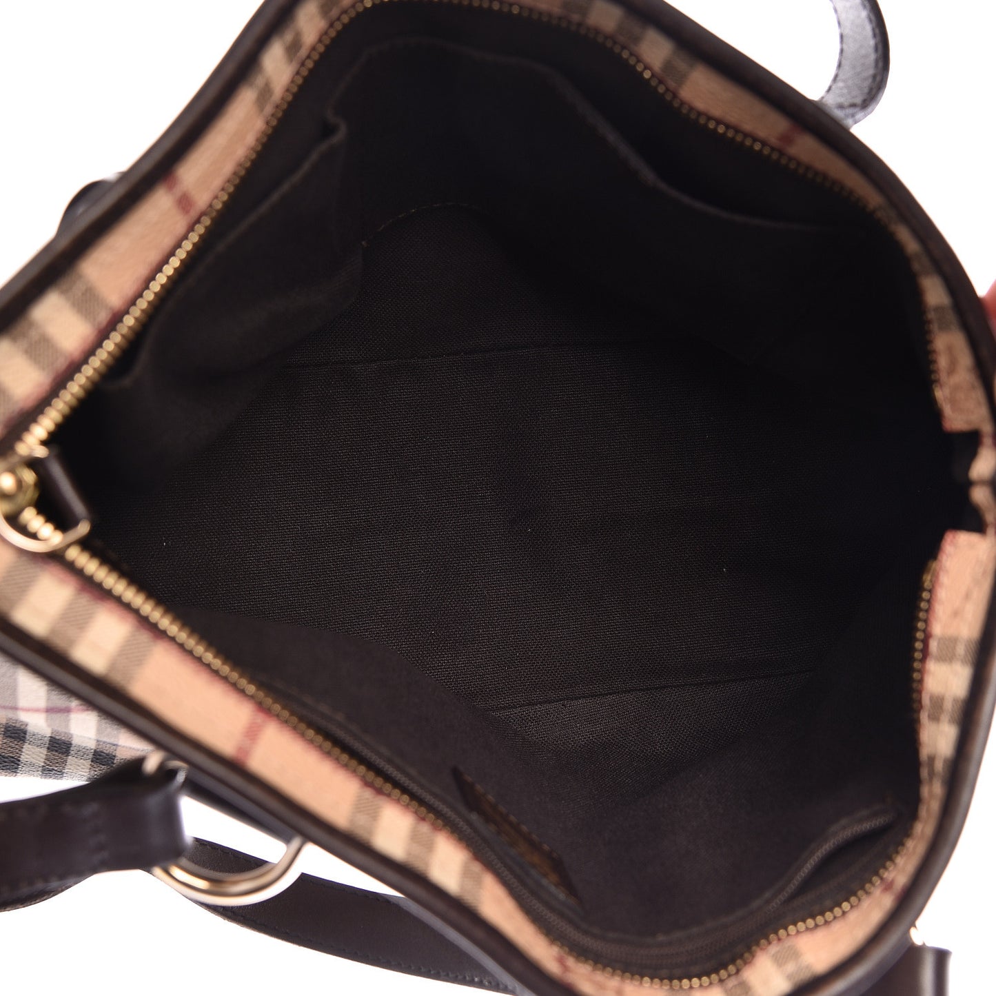 Haymarket Check Medium Regent Tote Chocolate