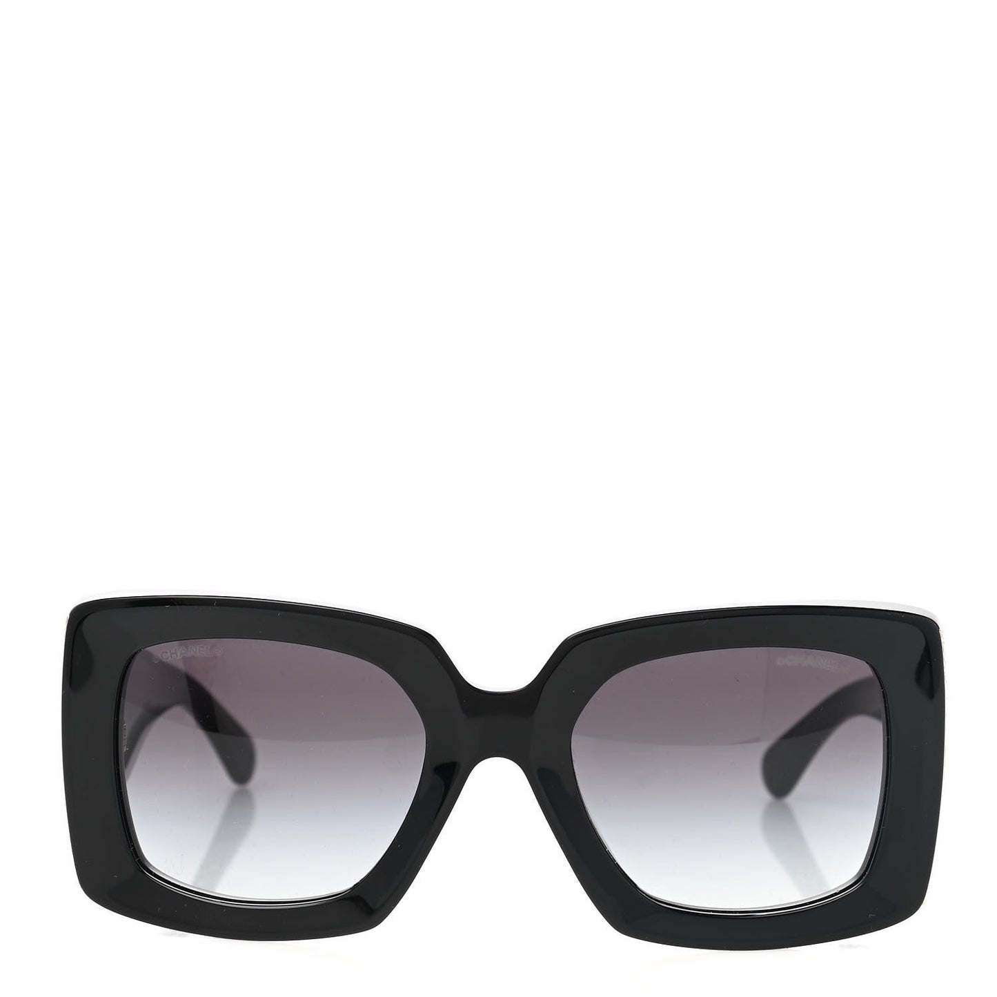 Acetate Rectangle Sunglasses 5435 Black