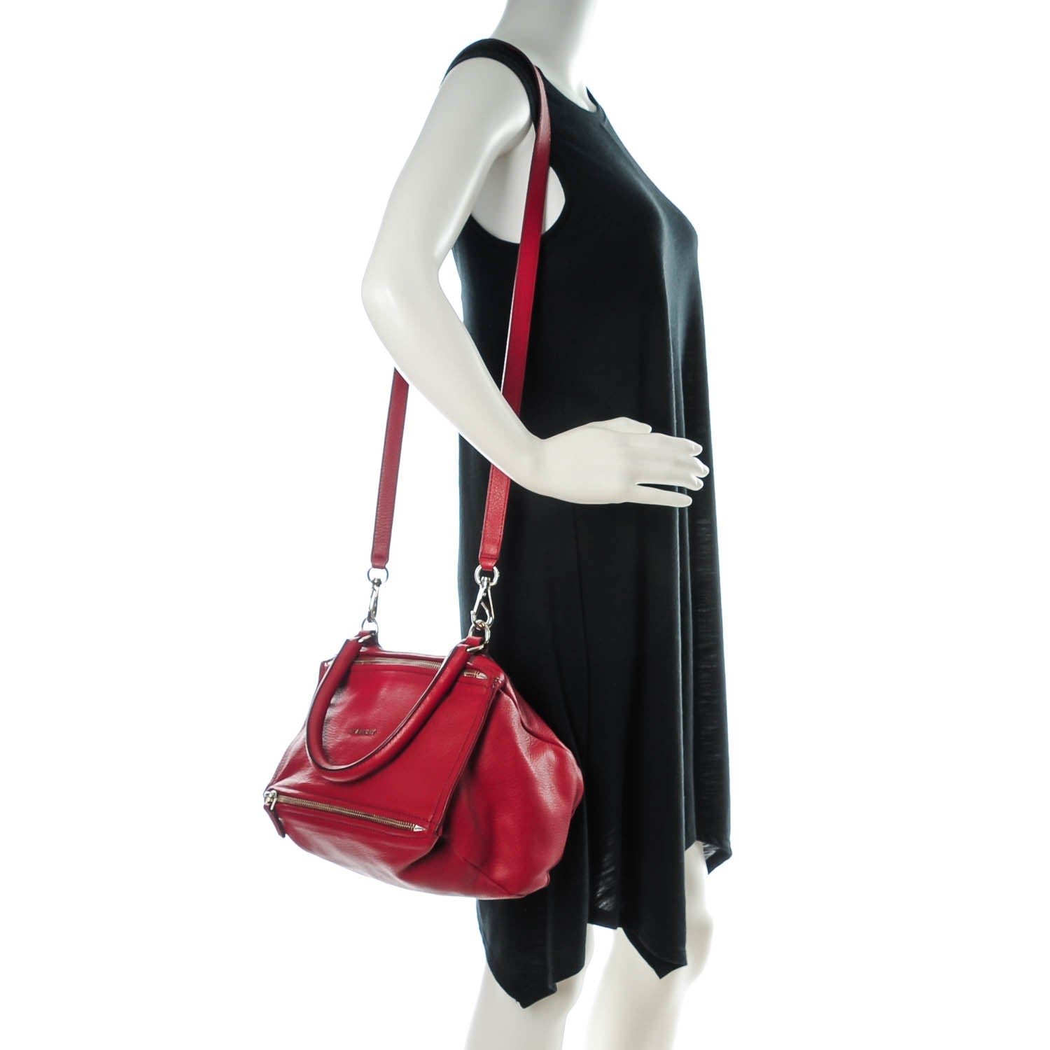 Givenchy Sugar Goatskin Small Pandora Carmine 2 of 7