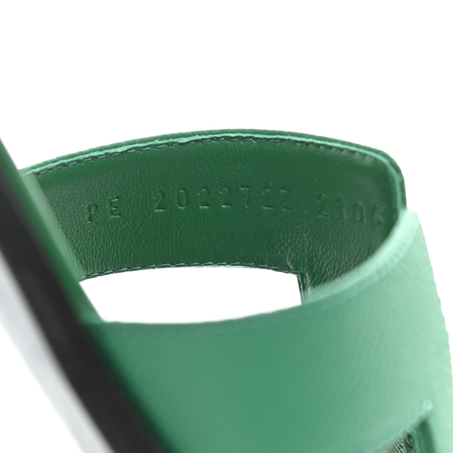 Hermes Epsom Oran Sandals 40 Malachite 8 of 8