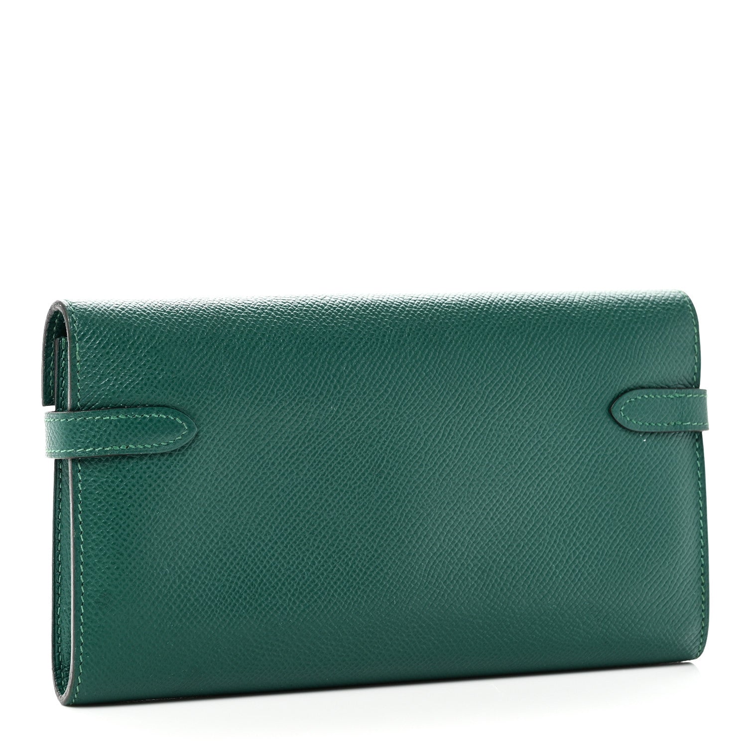 Hermes Epsom Kelly Longue Wallet Malachite 3 of 8