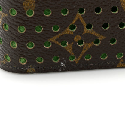 Louis Vuitton Monogram Perforated Compact Zipped Wallet Green 15 of 15