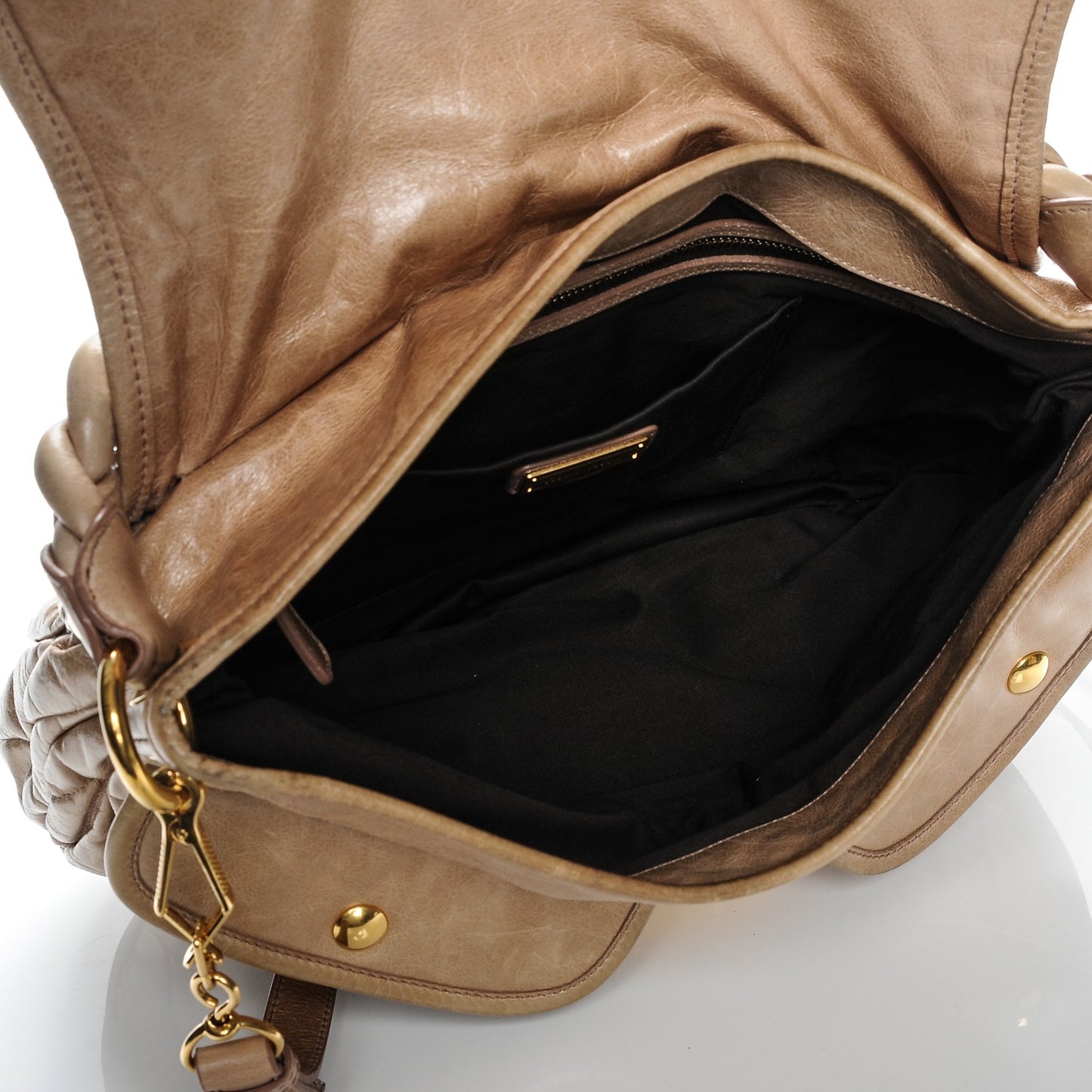 Nappa Matelasse Coffer Hobo Deserto