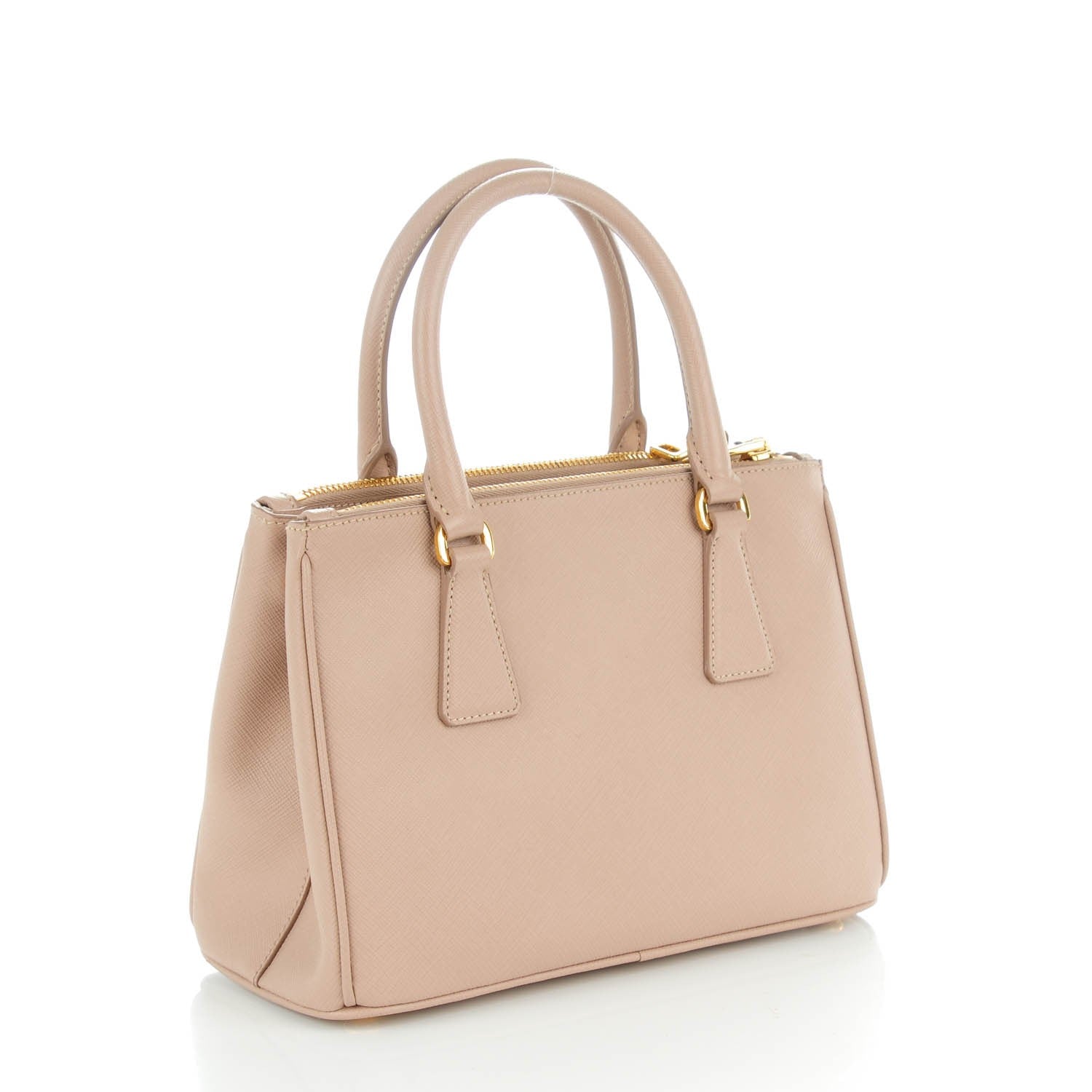 Prada Saffiano Small Galleria Double Zip Tote Cammeo 3 of 13