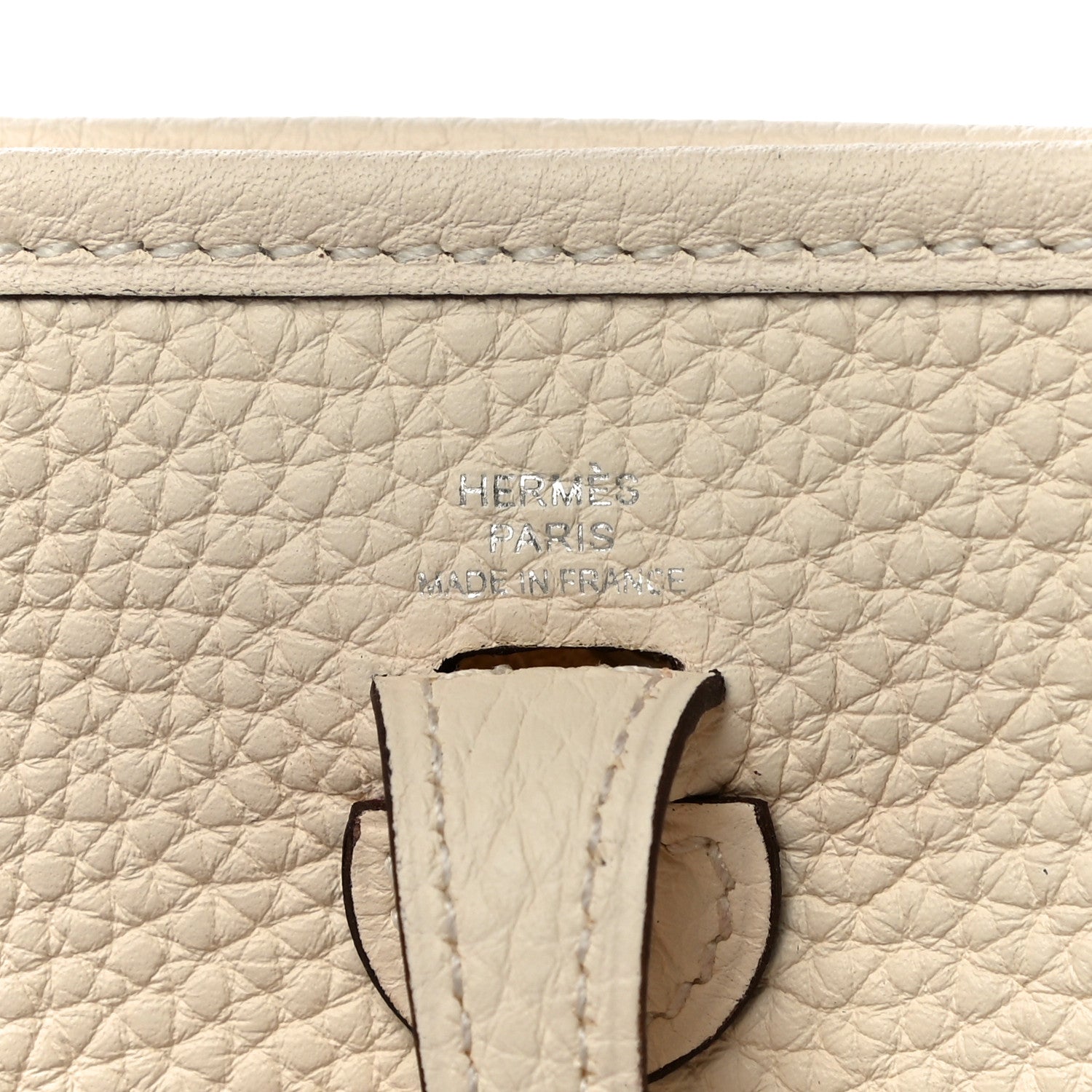 Hermes Taurillon Clemence Amazone Evelyne TPM Nata Craie 6 of 10