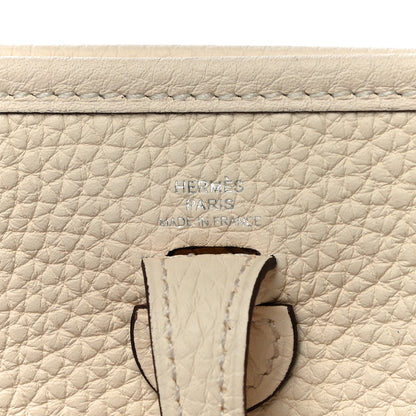 Hermes Taurillon Clemence Amazone Evelyne TPM Nata Craie 6 of 10