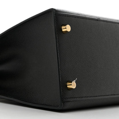 Hermes Epsom Kelly Sellier 28 Black 9 of 11
