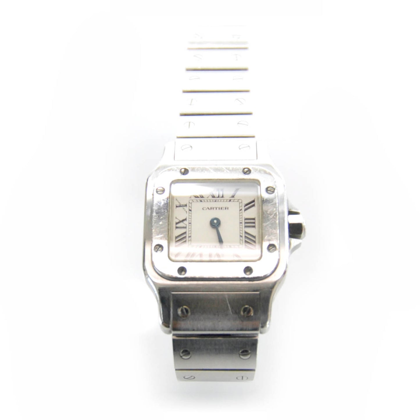 Stainless Steel 24mm Santos de Cartier Galbee Quartz Watch