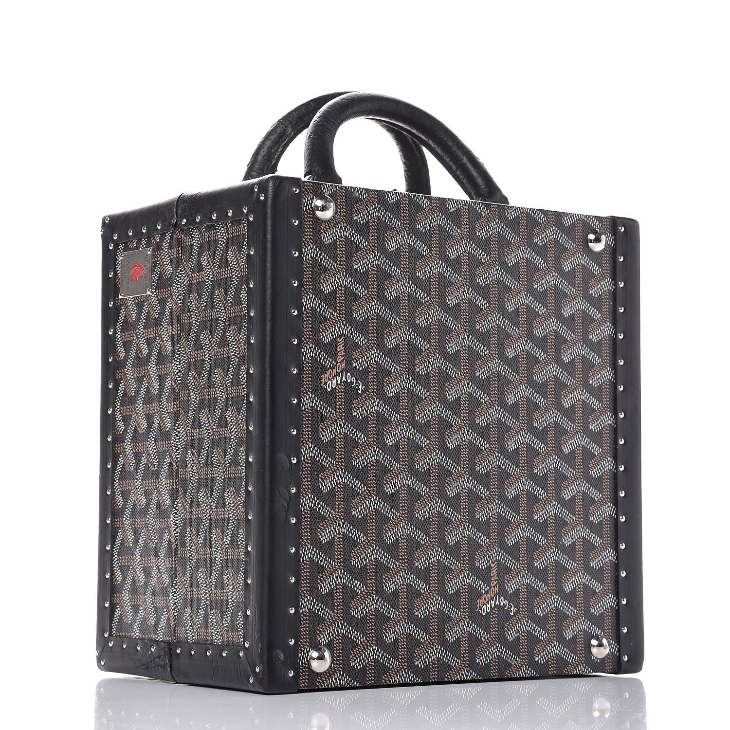 Goyard Goyardine Travelling Pet Bowl Carrier 22 Black 3 of 12