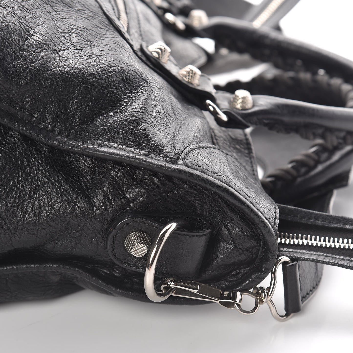 Agneau Giant 12 Silver Hardware City Black