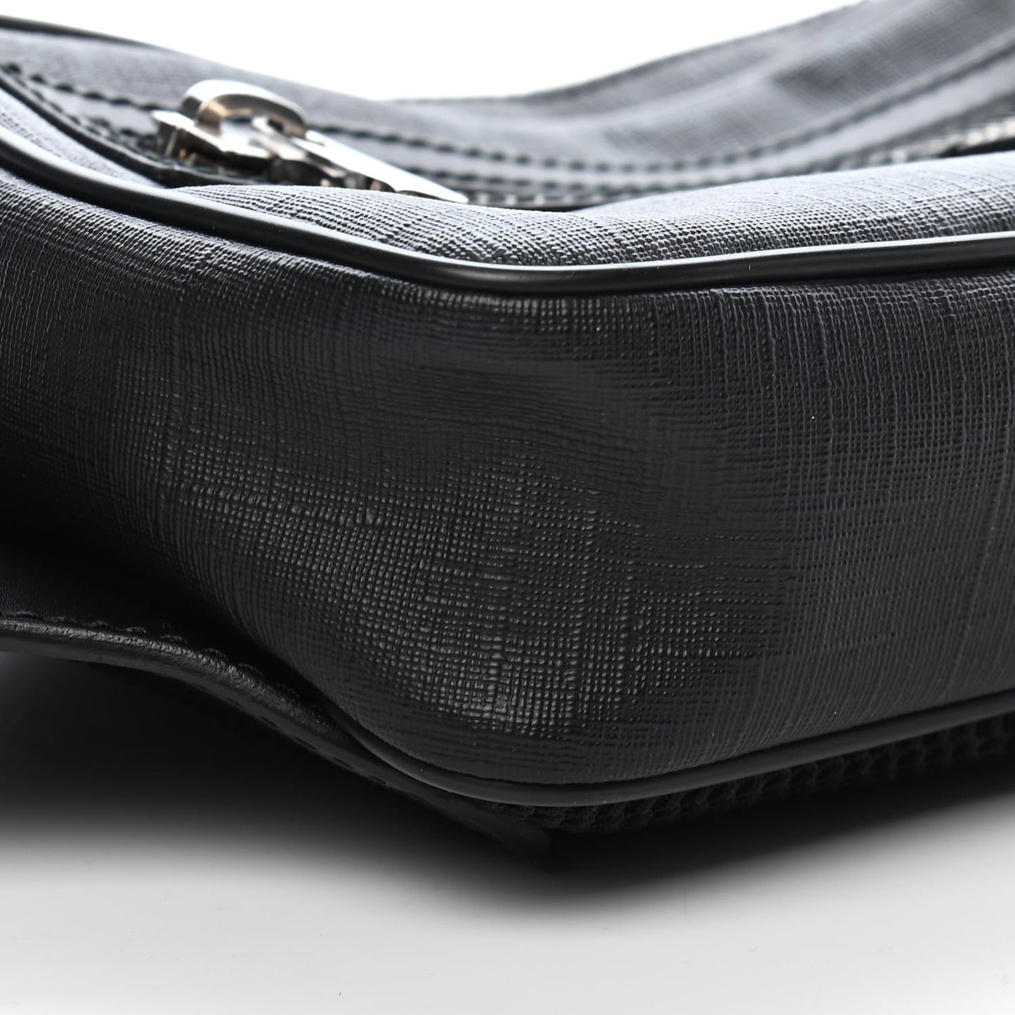 Soft GG Supreme Monogram Web Belt Bag Black Grey