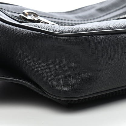Gucci Soft GG Supreme Monogram Web Belt Bag Black Grey 14 of 17