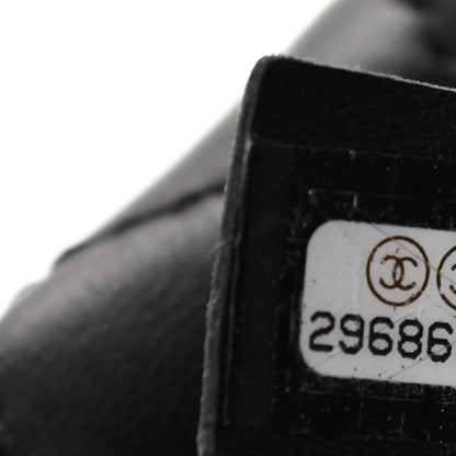 Chanel Lambskin Quilted Small Perfect Meeting Hobo Black 7 of 10