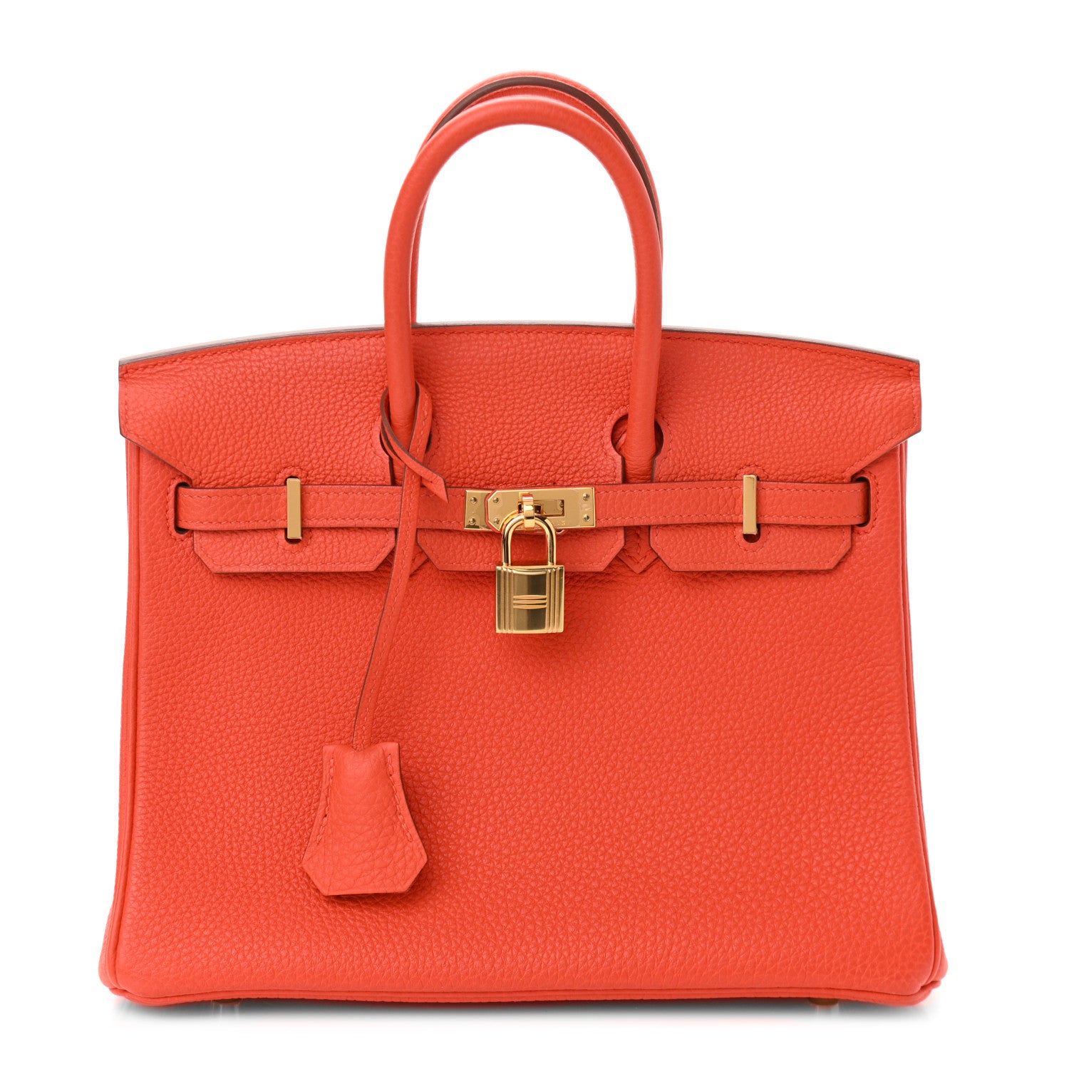 Hermes Togo Birkin 25 Capucine 1 of 11