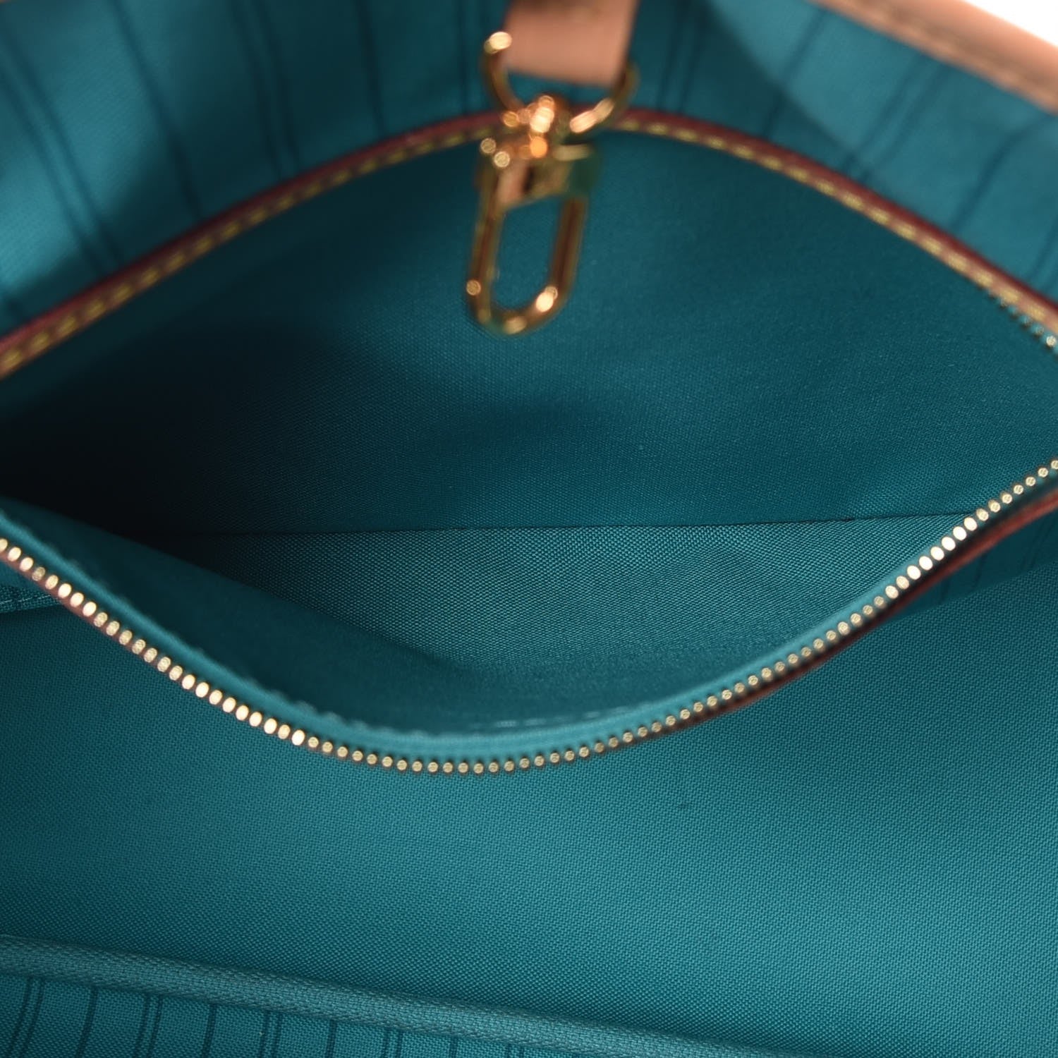 Louis Vuitton Monogram V Neverfull MM Turquoise 8 of 8
