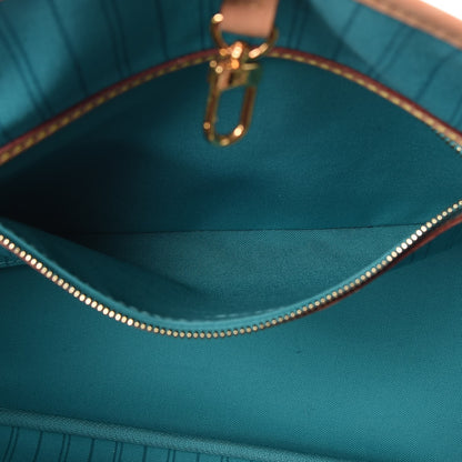 Louis Vuitton Monogram V Neverfull MM Turquoise 8 of 8