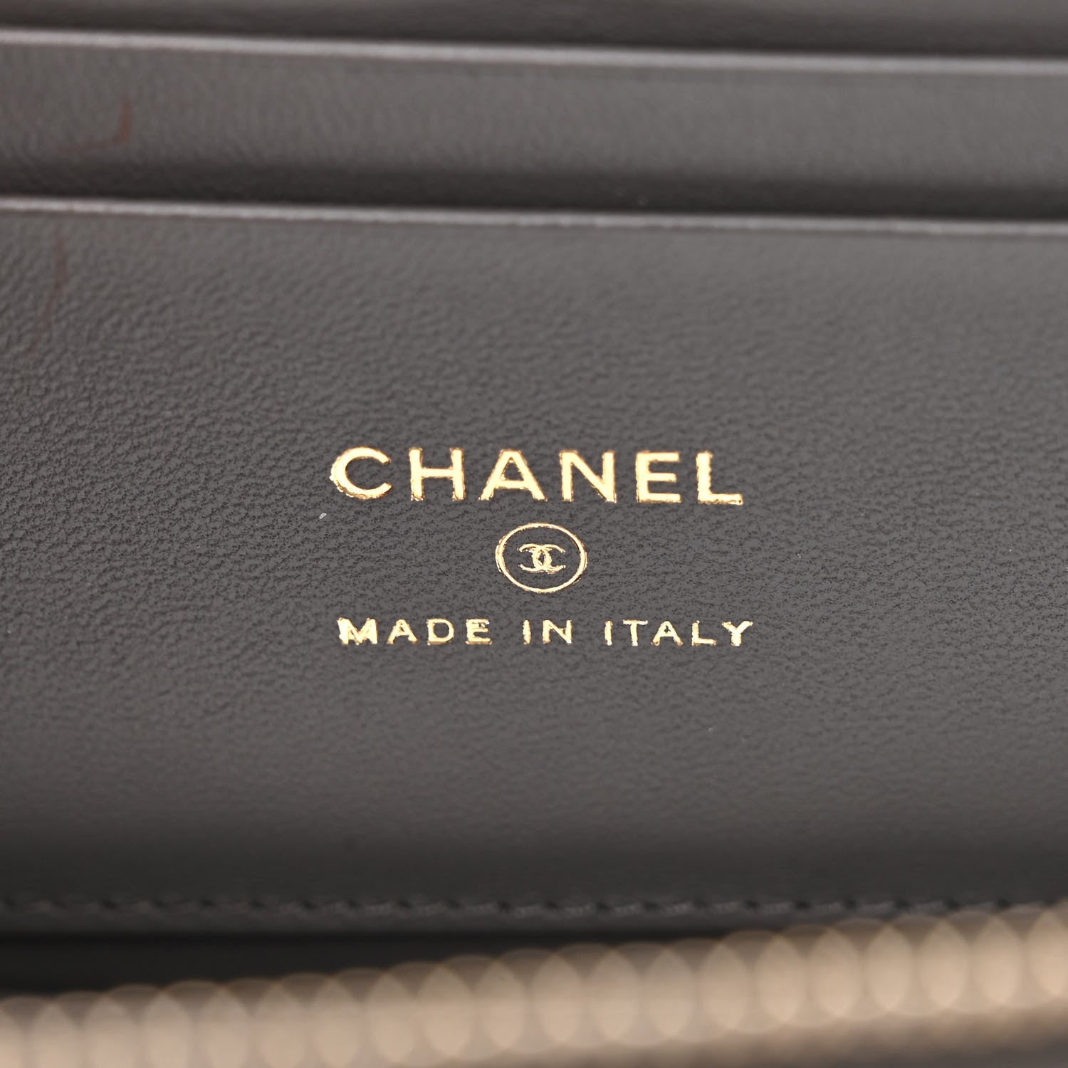 Chanel Lambskin Quilted Small Top Handle Vanity Case With Chain Dark Grey 6 of 12