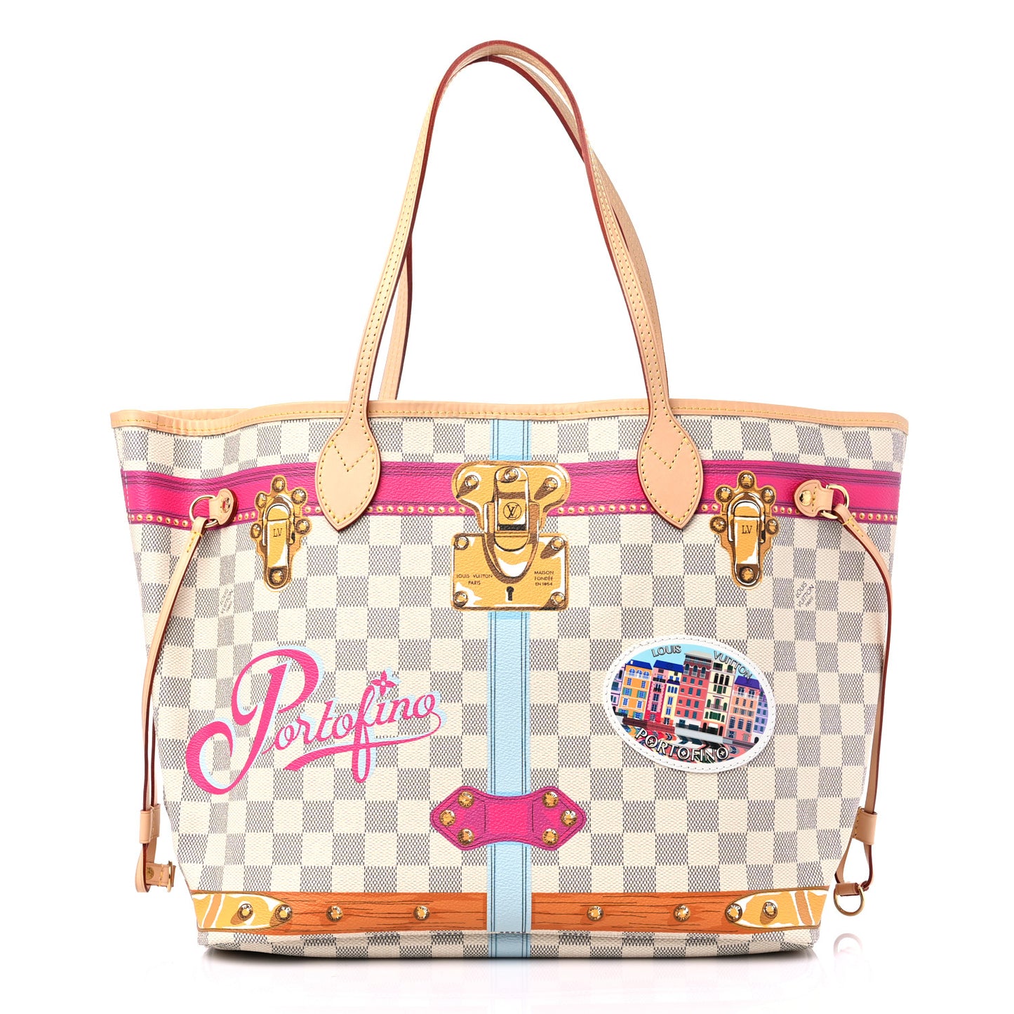 Damier Azur Summer Trunks Portofino Neo Neverfull MM