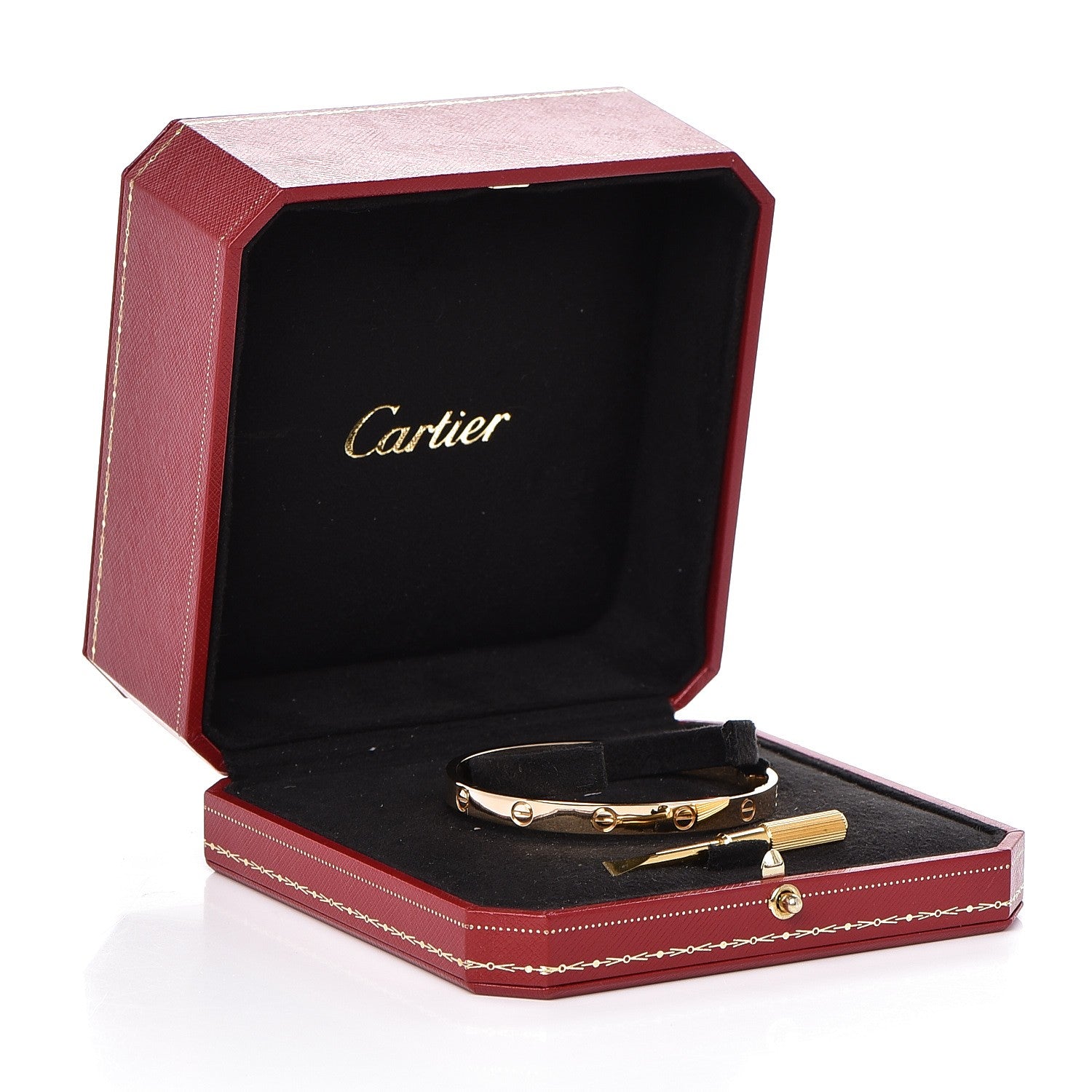 Cartier 18K Yellow Gold LOVE Bracelet 18 6 of 6