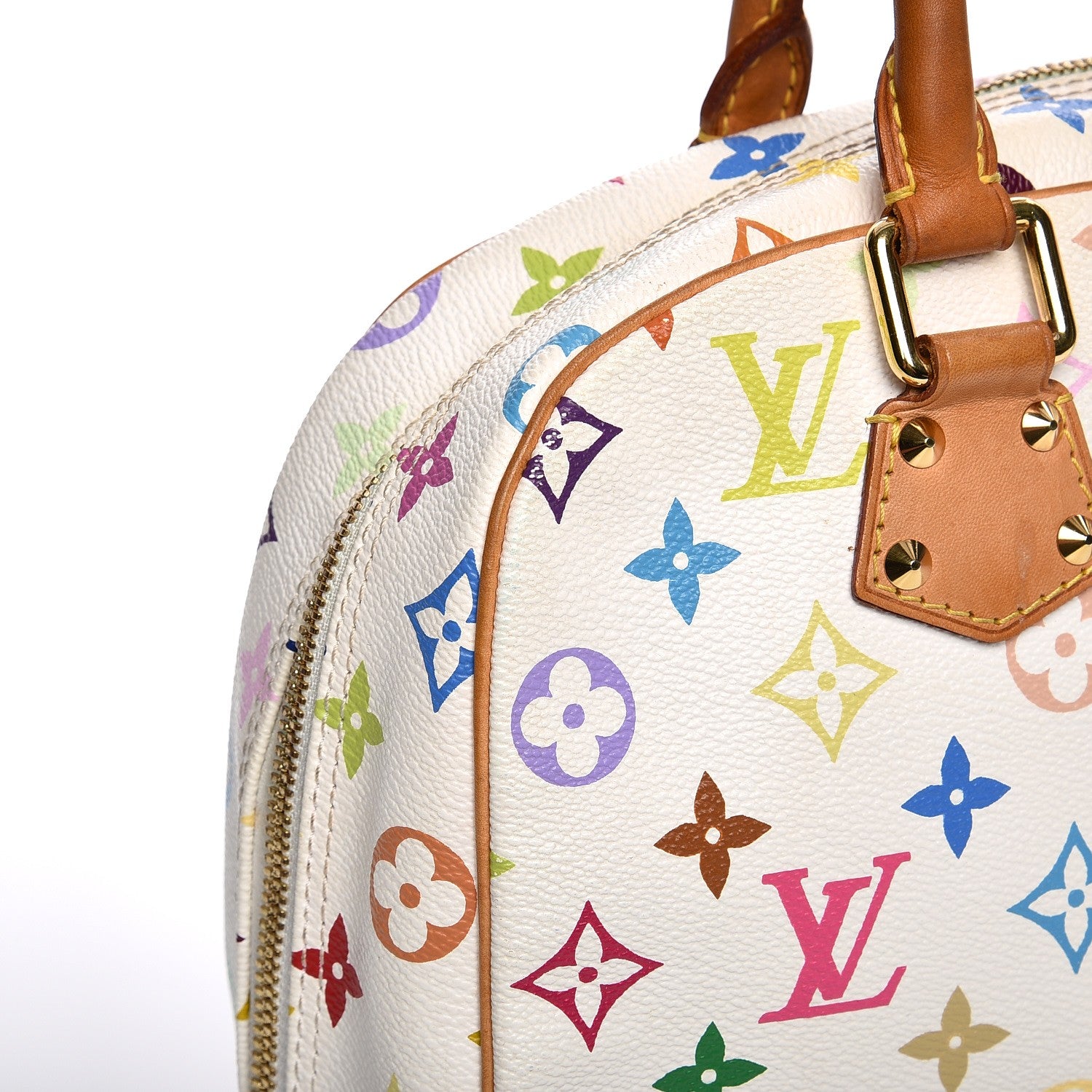 Louis Vuitton Monogram Multicolor Trouville White 12 of 17