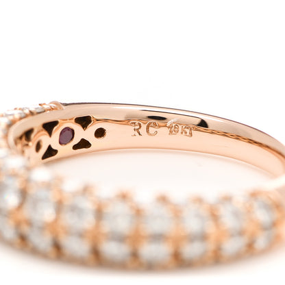Roberto Coin 18K Rose Gold Diamond Dome Ring 53 6.5 4 of 4